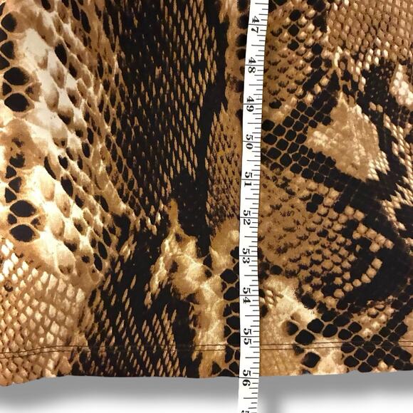 Chico's Dress NWT Size 1 (8/10) Liquid Knit Python Maida Maxi Lined Twist Front - Picture 7 of 7